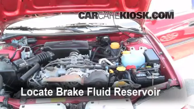 1997 Subaru Legacy L 2.2L 4 Cyl. Wagon Líquido de frenos Agregar fluido